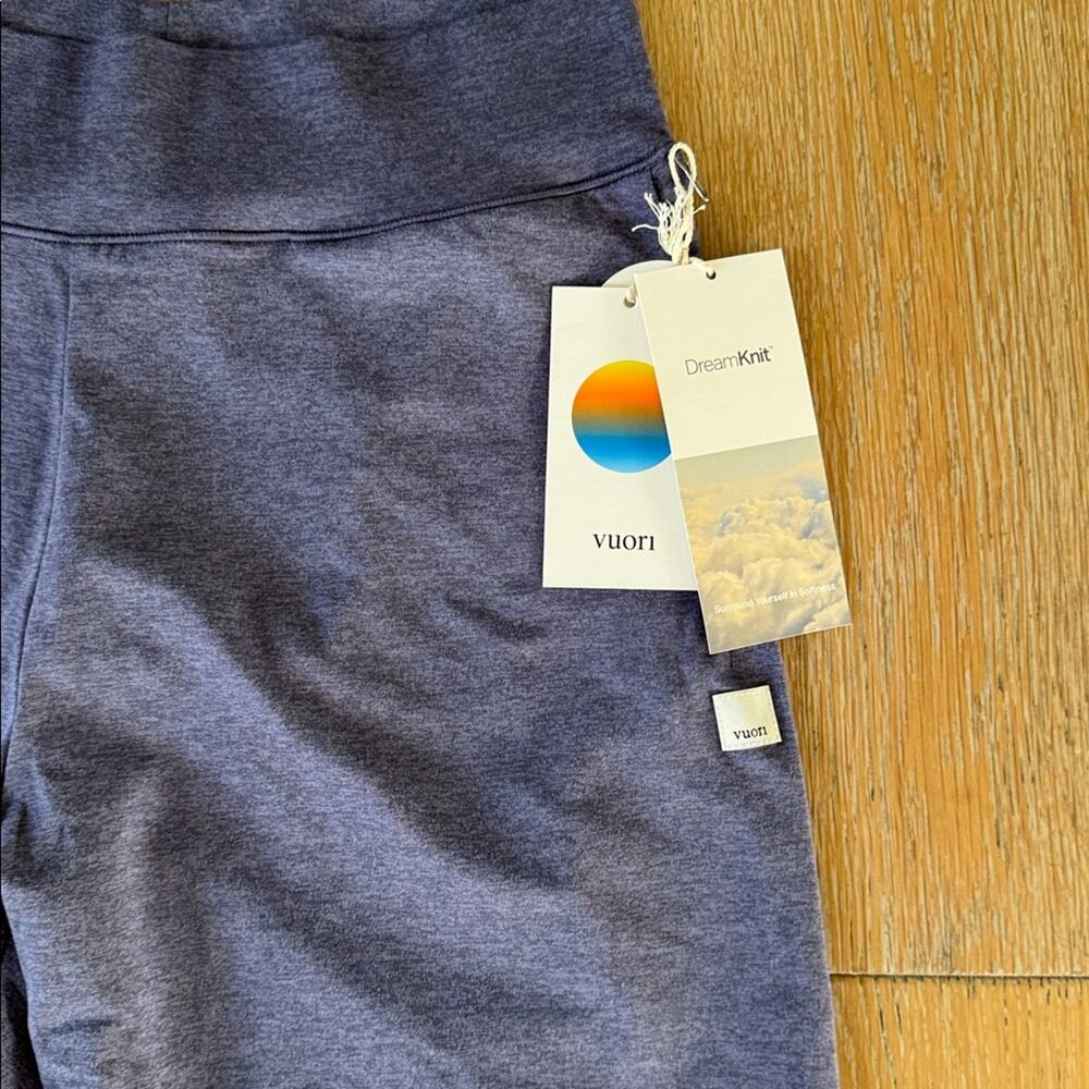Vuori Halo Straight Leg Trouser DreamKnit Cosmic Heather Size S NWT Minimalist - Picture 6 of 10